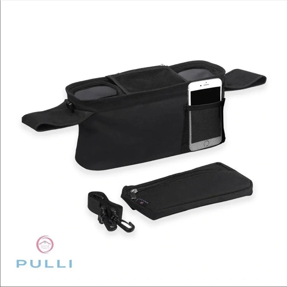 New baby stroller organizer black hanging bag